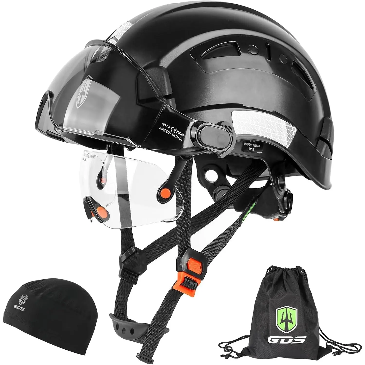 Black with Clear built-in visor and Smoke outside 