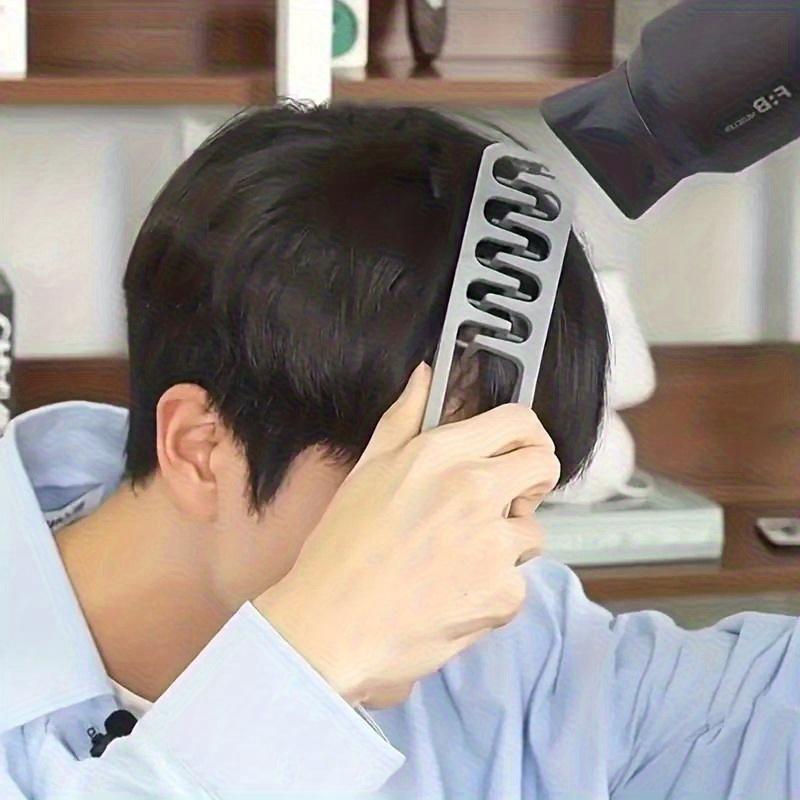 Men's Hair Styling Tool Two-In-One Folding Comb + Puffiness Toothed Styling Comb, Root Lift & Concealment, Perfect Holiday Gift for Guys