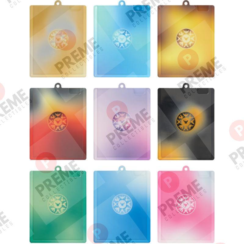 Pokémon TCG Chinese CSV9.5C Eeveelutions Glitter Keychain Card Display Gift Box -Sylveon,Umbreon,Leafeon...(2 Terastal Gathering Booster Packs + Holo Card +Glitter Card Display Keychain）