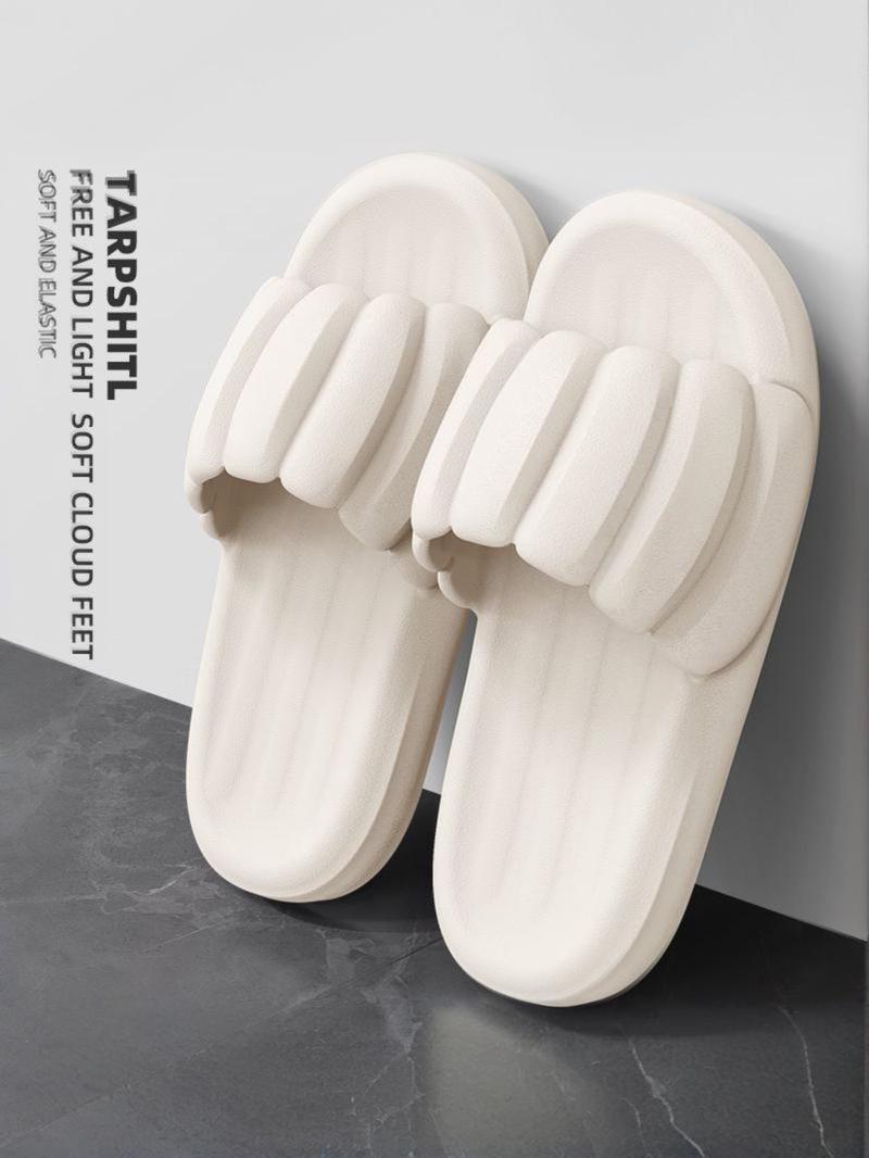 Women's Eva Flat Non-Slip Bath Slippers, Soft Indoor Outdoor Casual Shoes, Unisex Comfortable Home Footwear, Simple Style, Soft Sole Slippers, Lightweight Slippers