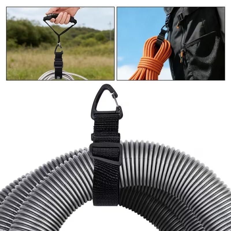 2pcs Adjustable Extension Line Organizer, Durable Three-Axis Buckle Cable Management Strap, Safe Storage for Studio and Garage