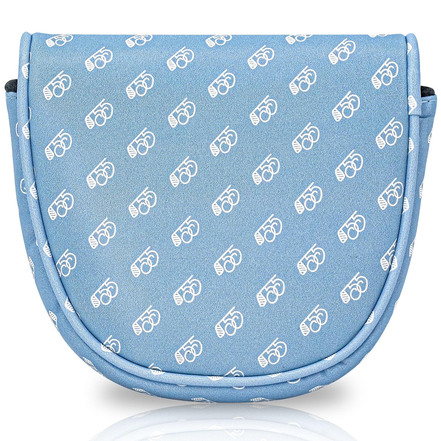 Df3 Putter Golf Putter Head Cover, Printed Style with PU Material & Cushioning, Magnetic Closure, Scratch Resistant Design, Fits Putter Accs, Golf Accessories