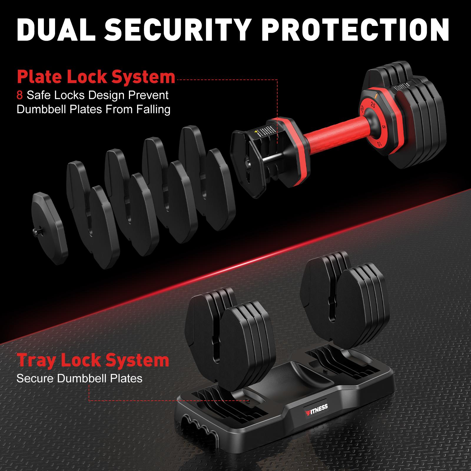 Bearbro 5-25LB / 15-55LB Adjustable Dumbbell for Home Gym Equipment, 5 in 1 Quickly Adjustable Weights Plates and Rack, Hand Weights Suitable Women and Men, Full Body Workout Fitness Bearbro 5-25LB / 15-55LB Adjustable Dumbbell for Home Gym Equipment, 5 in 1 Quickly Adjustable Weights Plates and Rack, Hand Weights Suitable Women and Men, Full Body Workout Fitness