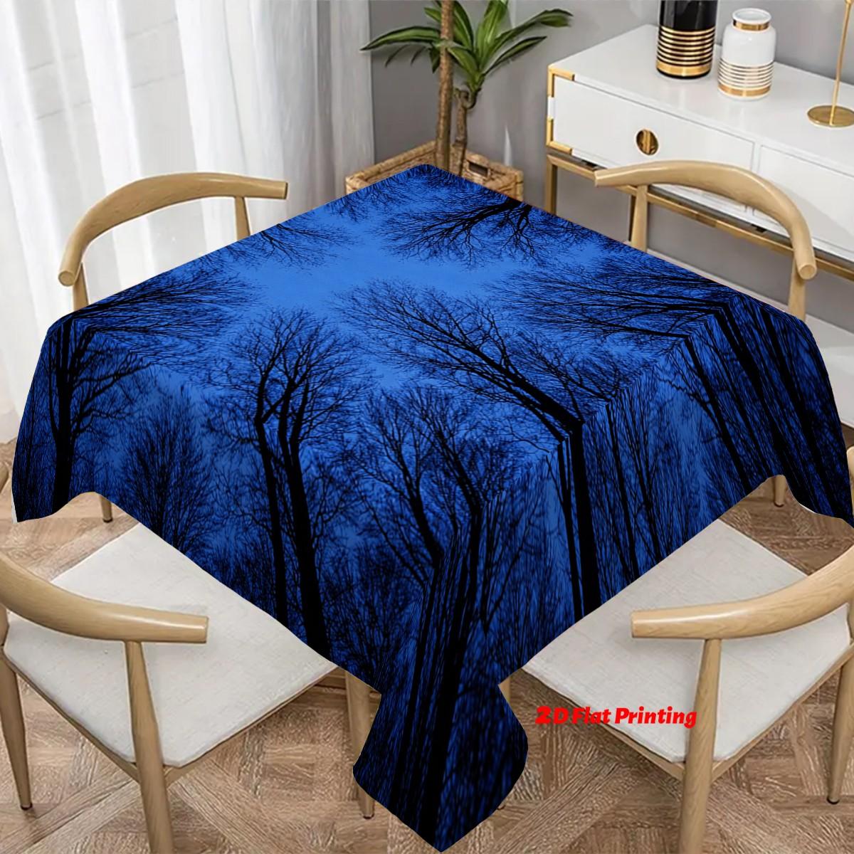 Tablecloth for Weddings and Parties, Durable Machine-Washable Fabric, Perfect for Dining and Home Decor, Easy-Clean Design