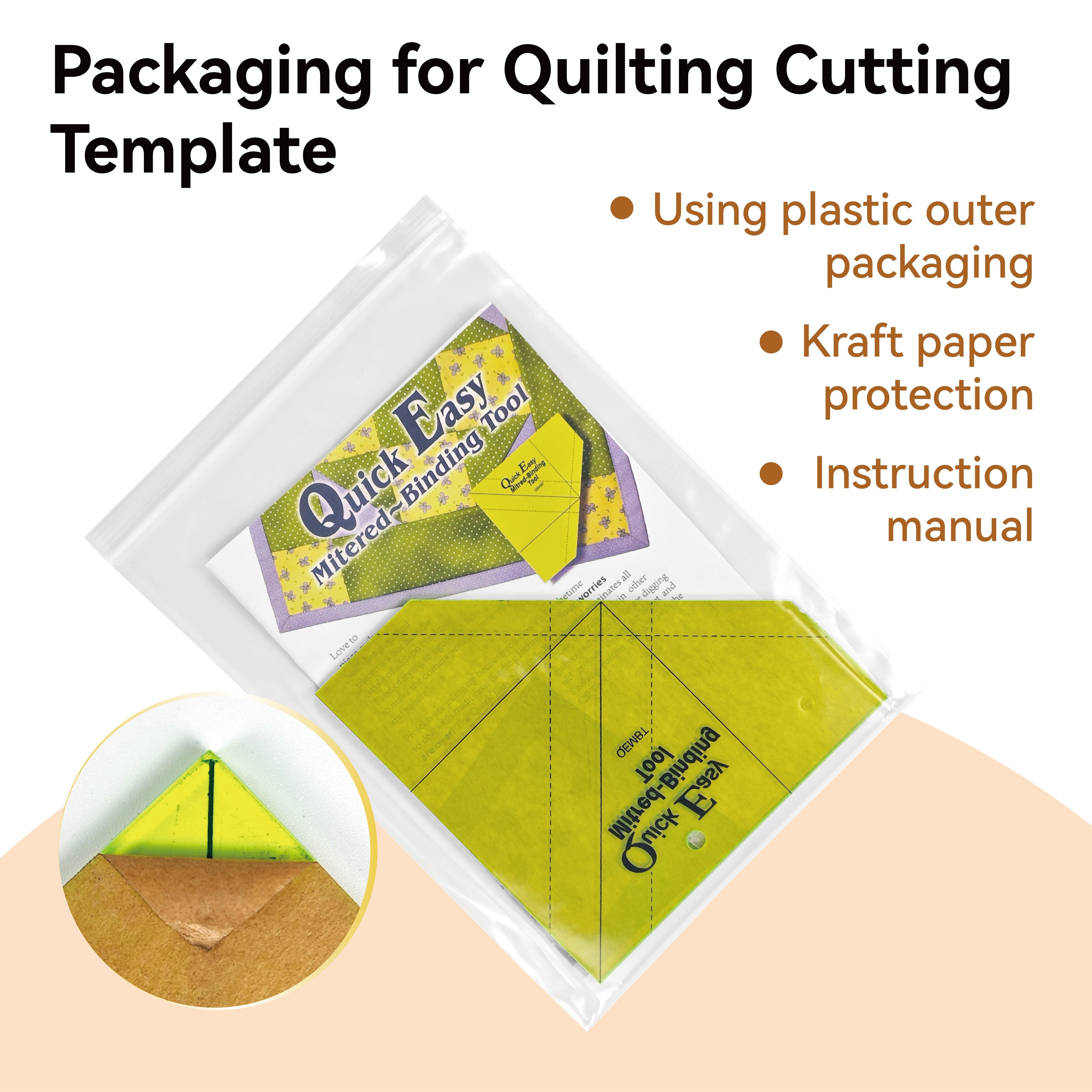 1pcs Pineapple Quilting Ruler, Acrylic Sewing Template, DIY Craft Tool, Multiple Sizes for Patchwork, Quilting, Bed Making, Fabric Crafting