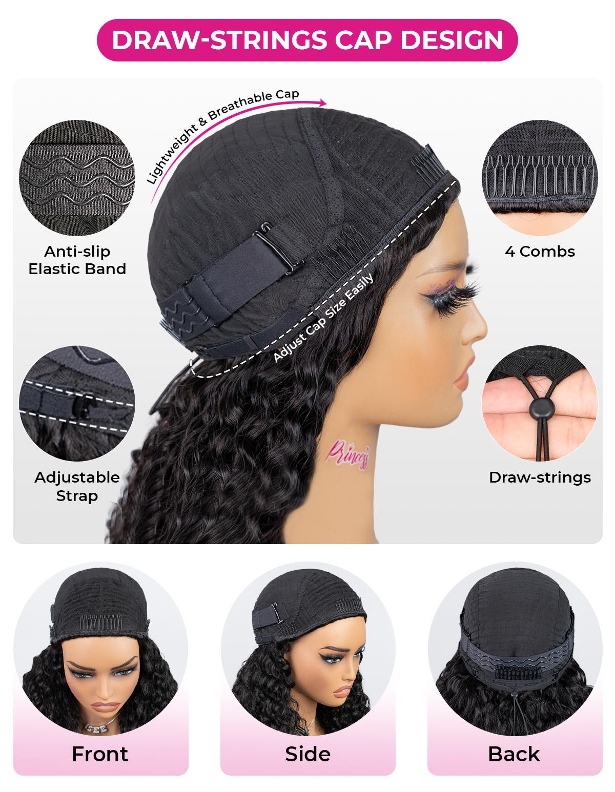 [WEAR GO HALF WIG] ISEE HAIR Invisible Hairline Wear Go Half Wig Kinky Straight 180% Density Seamless Flip Over Wig Glueless Human Wigs Beginner Friendly #Category Spotlight