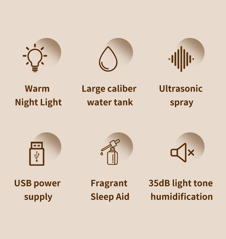 Automatic Flame Crack Aromatherapy Machine, Office Bedroom High-End Auto Spray Diffuser, Home Hotel Desktop Essential Oil Diffuser, Aromatherapy Humidifier