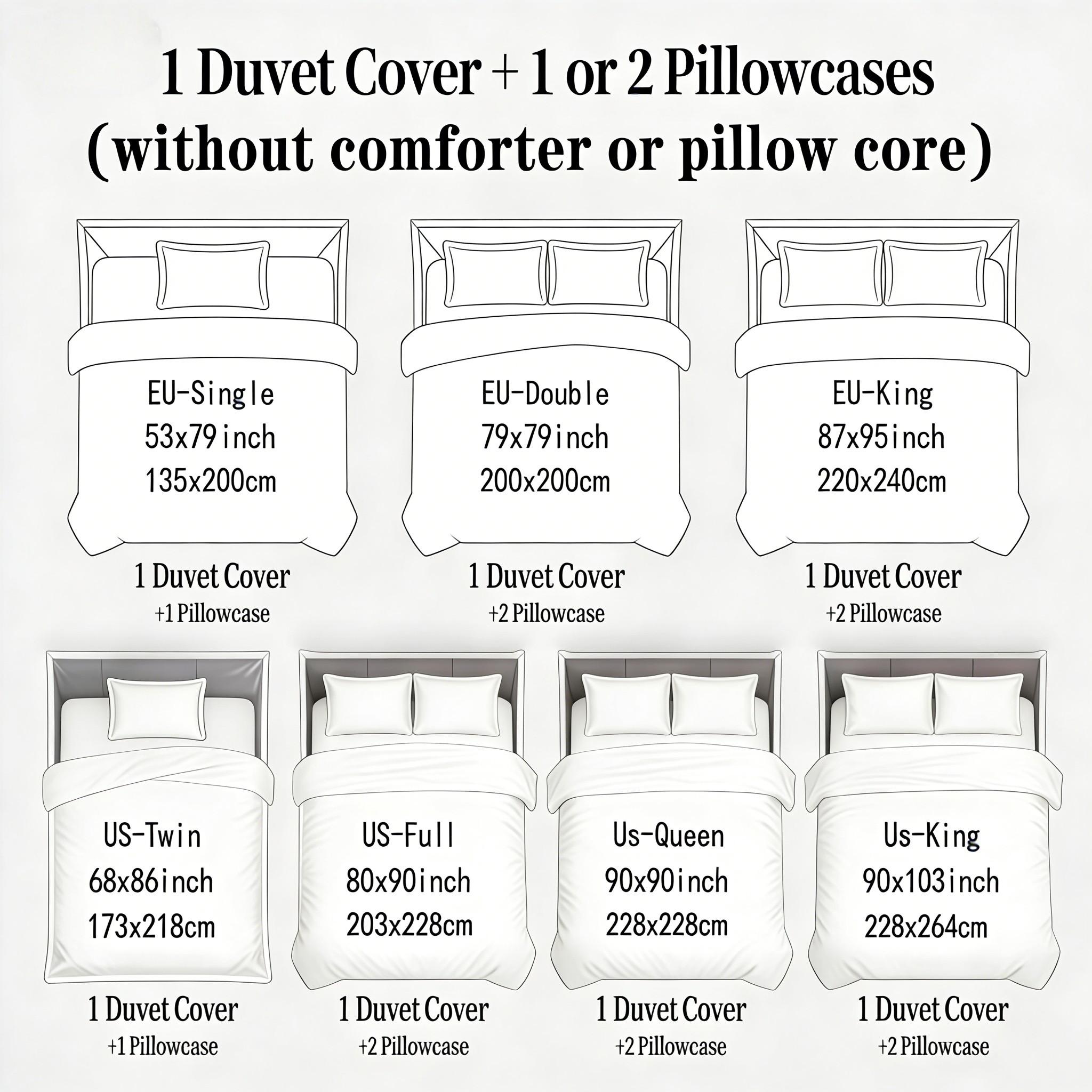 2/3 Pack Boho Mandala Print Duvet Cover Set, Vintage Floral Style Bedding, Soft & Breathable Bed Set with Zipper Closure for Bedroom & Guest Room, Suitable for All Seasons (No Insert)