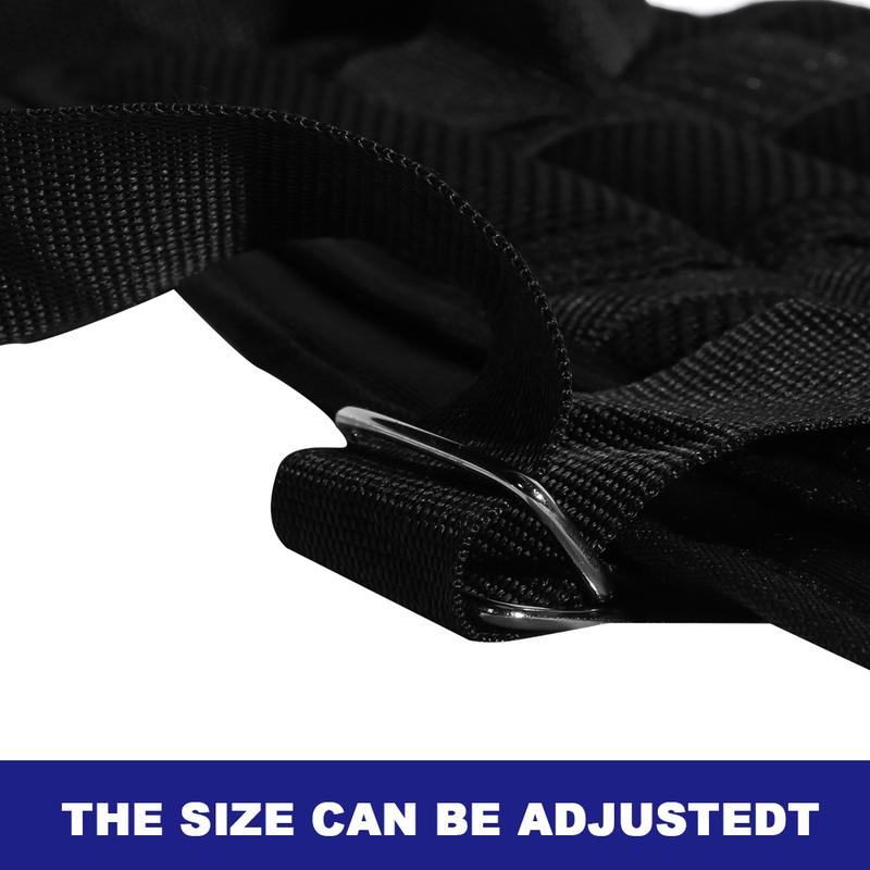 Adjustable Weighted Vest 44LB Workout Weight Vest Training Fitness Weighted Jacket for Men Women(Included 96 Steel Plates Weights)Gym Belt,Outdoorfun Muscle Exercise Equipment