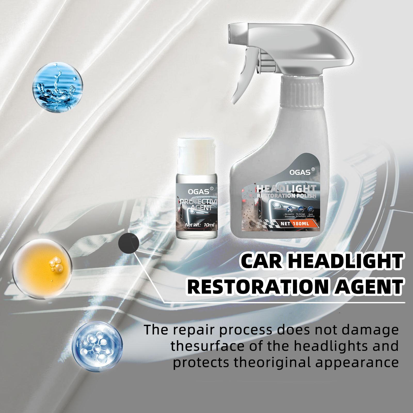Aredia Headlight Restoration Kit – Guaranteed To Last As Long As You Own Your Vehicle – Brings Headlights Back to Like New Condition - No Power Tools Required Aredia Headlight Restoration Kit – Guaranteed To Last As Long As You Own Your Vehicle – Brings Headlights Back to Like New Condition - No Power Tools Required