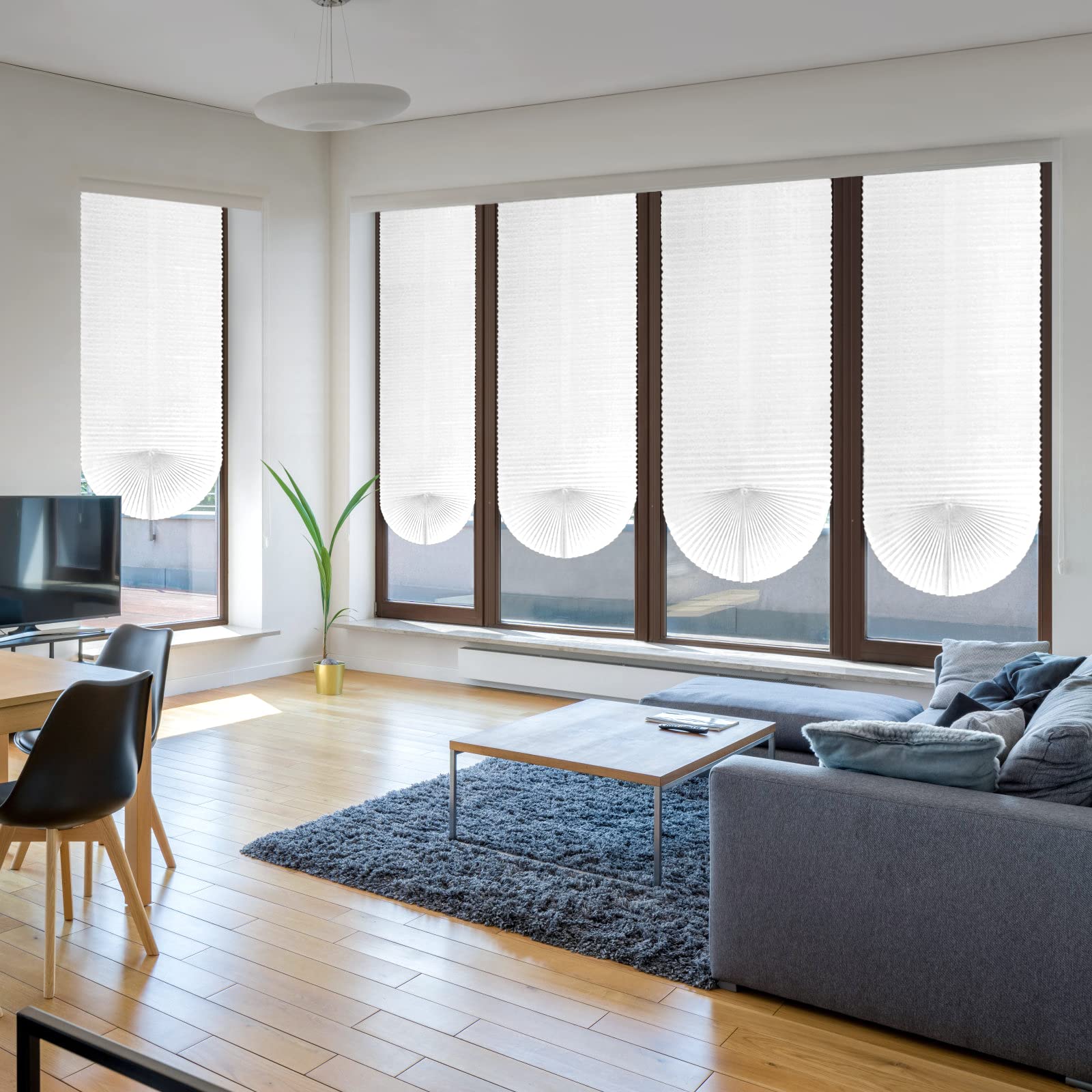 Solid Color Blackout Blinds, 1 Count Self Adhesive Blackout Blinds, Wireless Temporary Window Blinds, Cordless Blinds, Home Decor for Living Room Bedroom Kitchen Bathroom