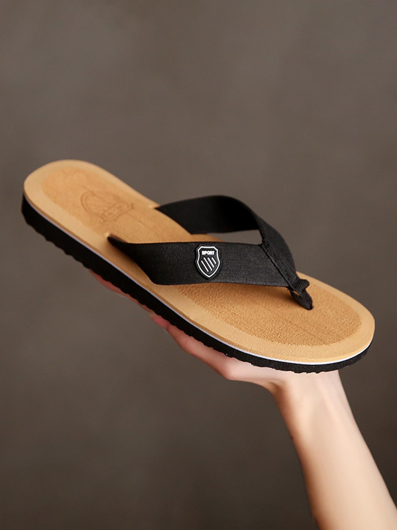 Summer 2026 Must-Have Men's Sandals, Korean Style Slip-Ons, Large Sizes Available, Soft Anti-Slip Sole, Beach & Home Wear, Multiple Colors