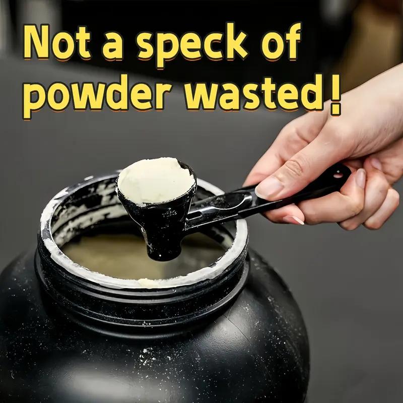 [Buy 1 Get 1 Free] Protein Powder Sliding Spoon,High Quality Funnel for Pre Workout Creatine Powder Formula,Coffee Milk Smoothie Chocolate Powder Kitchen Utensils BPA Free Plastic,Perfect Gift for Valentine's Day Father's Day Anniversary