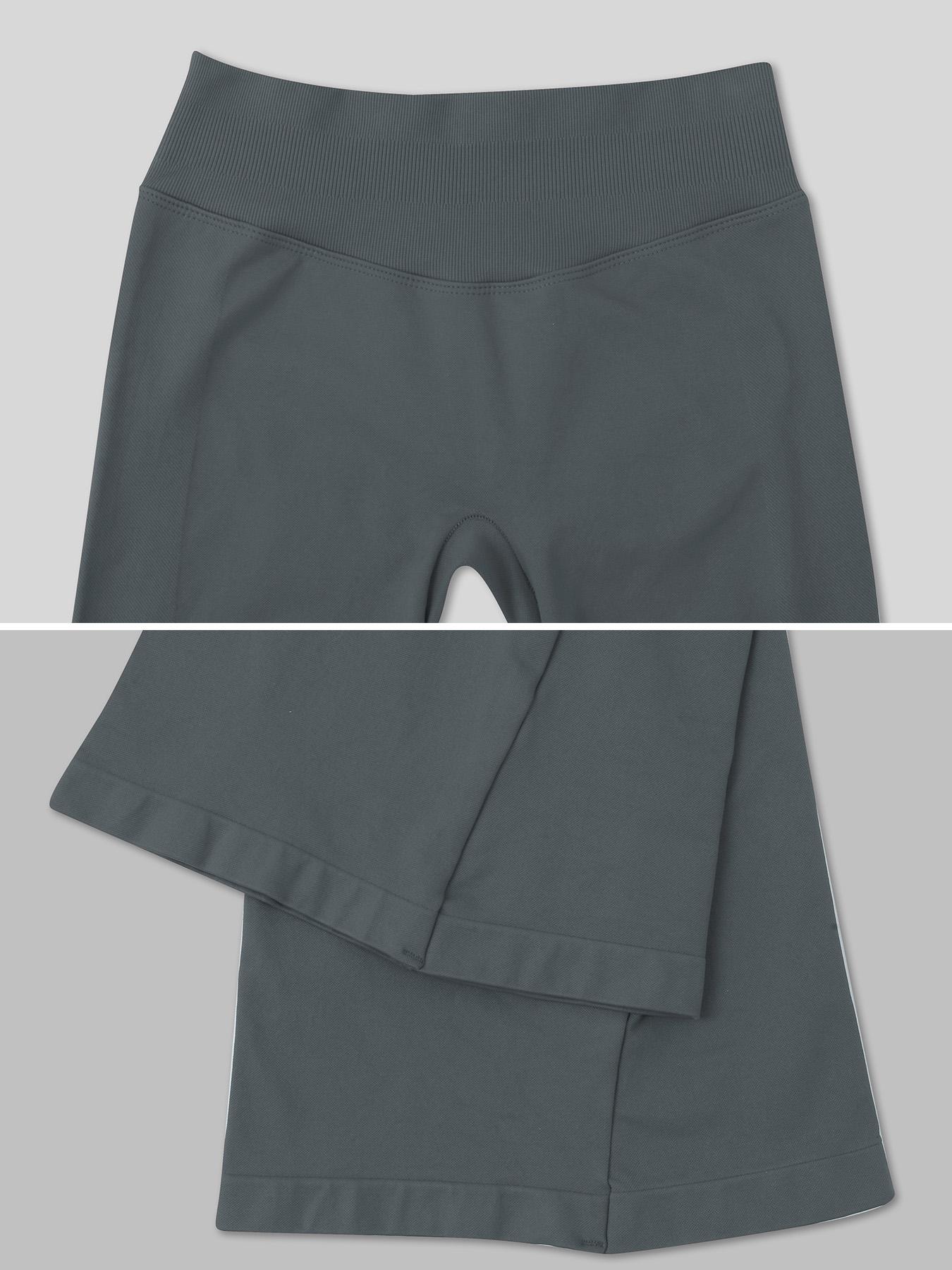 Women's High Waist Wide Leg Yoga Pants, Fitness Pants, Soft Comfortable Sportswear for Gym Running Cycling Hiking Golf Tennis, All Seasons Fitted Plain, Flare Yoga Leggings