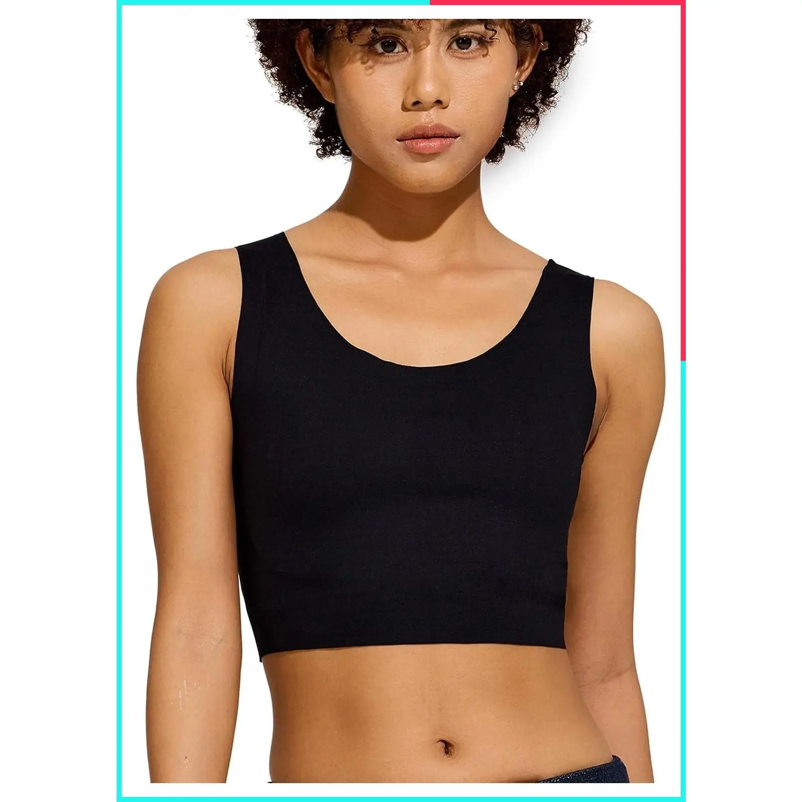 Chest Binder for FTM - Compression Bra for Large Breasts, Comfortable Women's Top