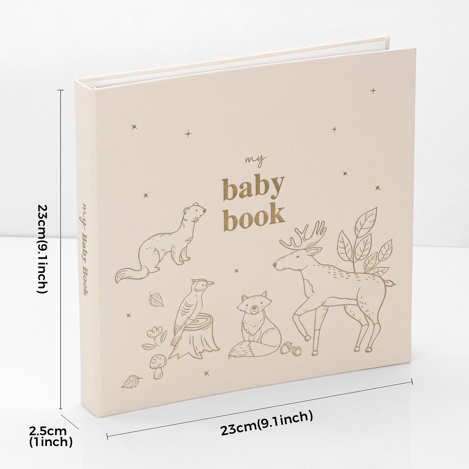 Baby Memory Book, Hello Baby Linen Cover Spiral-Bound Baby Notebook with 4 Special Paper Pockets and 12 Monthly Milestone Stickers, Pregnancy Memory Notebook #GLOBAL PICKS Baby Memory Book, Hello Baby Linen Cover Spiral-Bound Baby Notebook with 4 Special Paper Pockets and 12 Monthly Milestone Stickers, Pregnancy Memory Notebook #GLOBAL PICKS