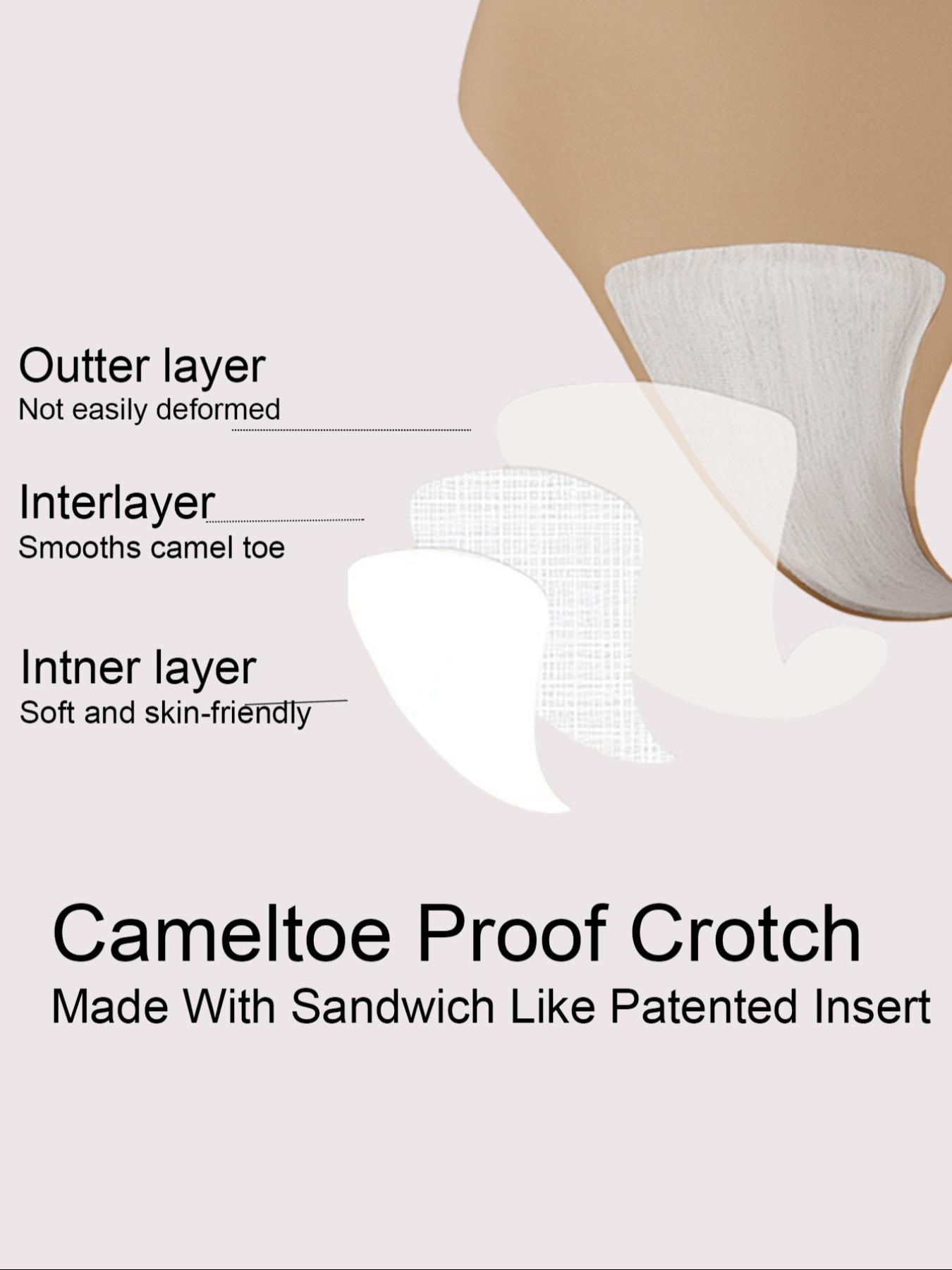 5 Pack Women's No Show Thongs - Camel Toe Proof Seamless Fitted Underwear Yoga Fitness Workout Gym Essentials, Panties