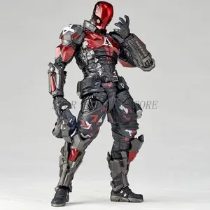 17cm AMAZING YAMAGUCHI Arkham Knight Action Figure PVC 024# Collectible Doll Ornaments Movable Bruce Wayne Figurine Model Toys