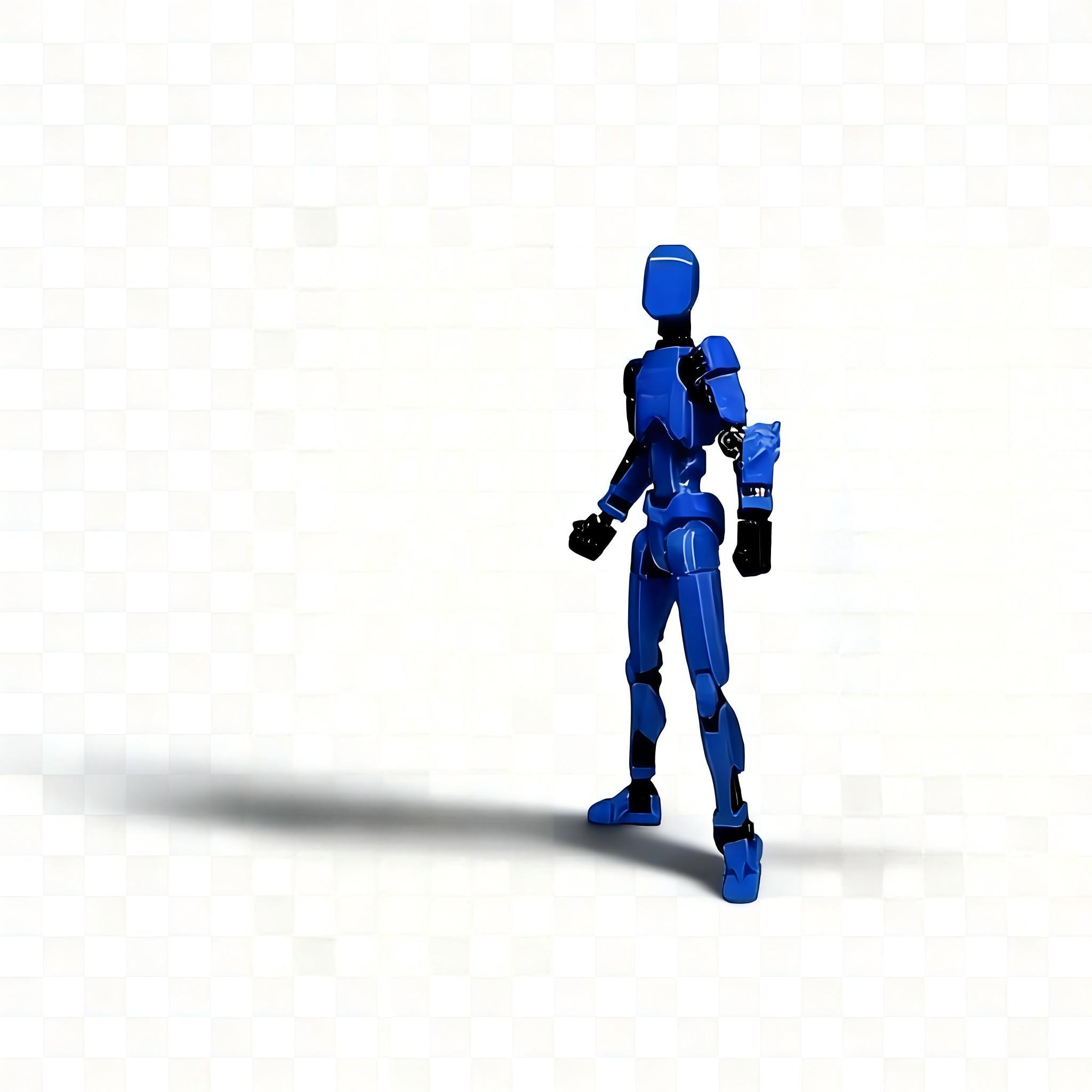 Lucky 13 Action Figure with Weapon Accessories, Desktop Decor, Stress Relief Toy for Kids and Adults, Model C1