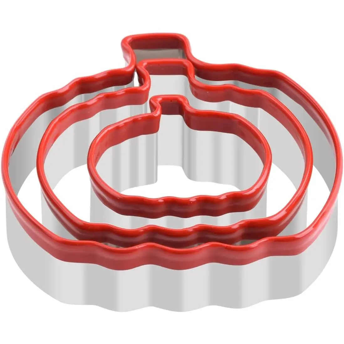 Pumpkin Cookie  3 count, Halloween Cookie Cutters 2” 3” and 4” Large for Harvest Holiday and Thanksgiving Day