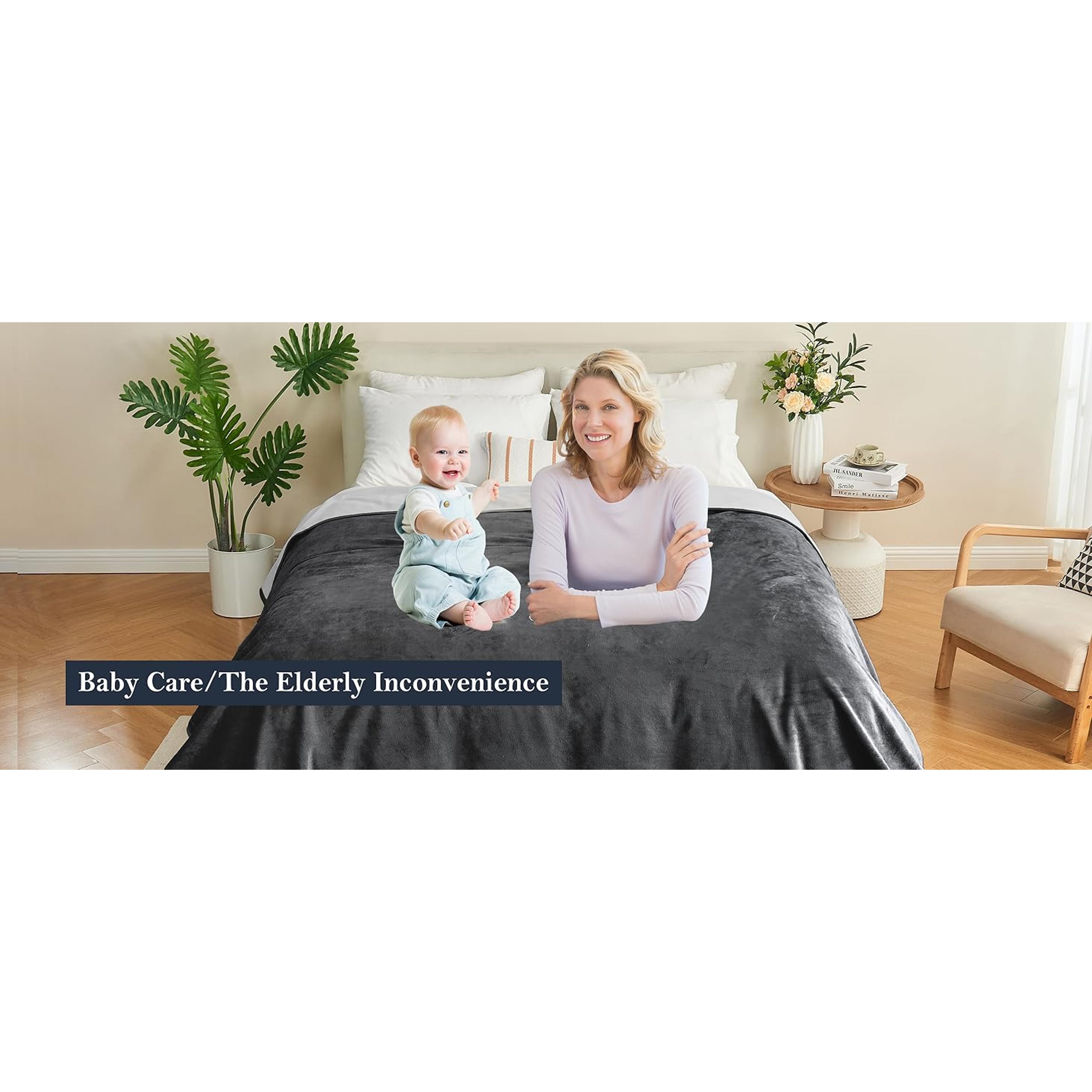 Waterproof Blanket 60"x80" for Adults, Reversible Waterproof Bed Cover for Dogs Cats Pets, Soft Leakproof Blanket for Bed Couch Sofa Furniture Protector, Dusty Pink/Off White Waterproof Blanket 60"x80" for Adults, Reversible Waterproof Bed Cover for Dogs Cats Pets, Soft Leakproof Blanket for Bed Couch Sofa Furniture Protector, Dusty Pink/Off White