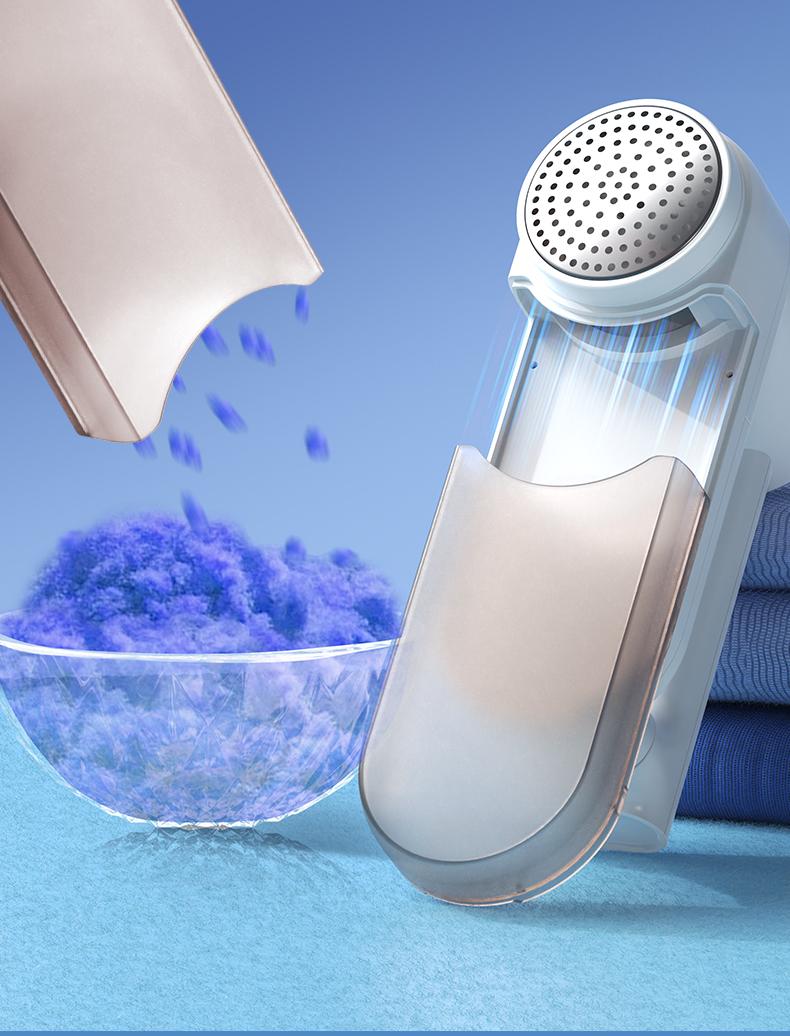2026 Upgraded Electric Fabric Lint Remover for Clothes - Eliminates Static - Efficient and Convenient Fabric Shaver, Portable USB Rechargeable, Suitable for Sweatshirts, Blankets, Curtains, Carpets, Furniture, and Bedding