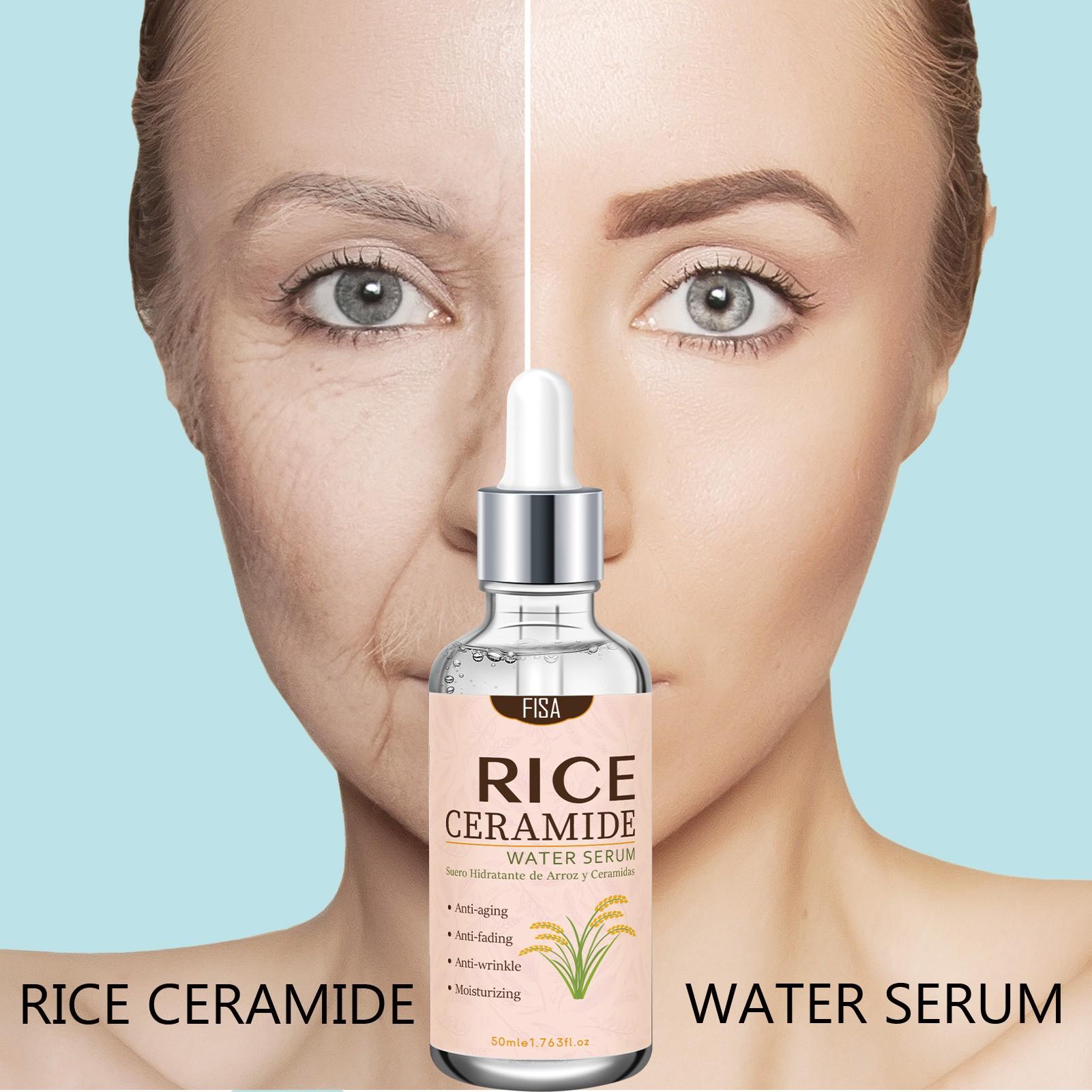 Powerful Rice Ceramide Essence, Tightens Loose Facial Contours, Boosts Skin Elasticity, Deeply Hydrates, Improves Roughness and Dullness