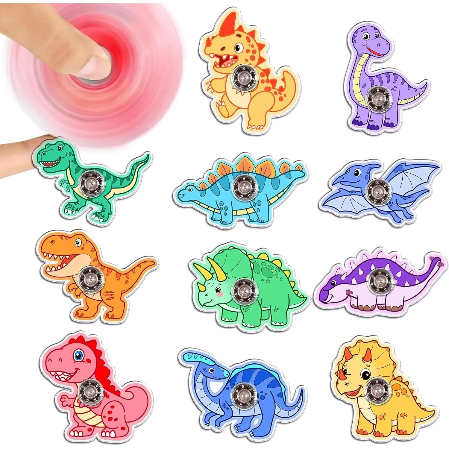 48 Pack Dinosaur Gifts , Anxiety Stress Relief Favors with ADHD Autism, Treasure Box Supplies for Rewards Birthday Gifts
