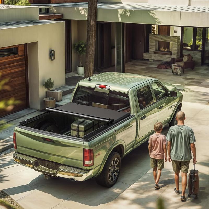 OEDRO Soft Roll-Up Tonneau Cover Fits for 2015-2026 Chevrolet Colorado GMC Canyon 5.2ft Bed, Full Protection with Durable Double-Layer PVC Vehicle