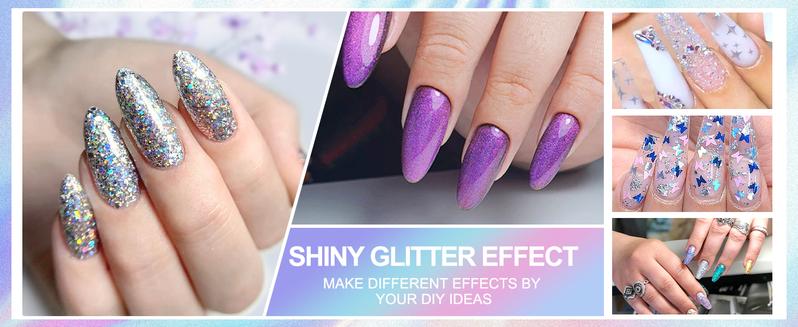 Morovan 3 Colors 1OZ 30ml Poly Gel Nail Starter Kit Clear 20 Colors Glitters with U V Lamp And Nail Drill Extension Kit DIY At Home