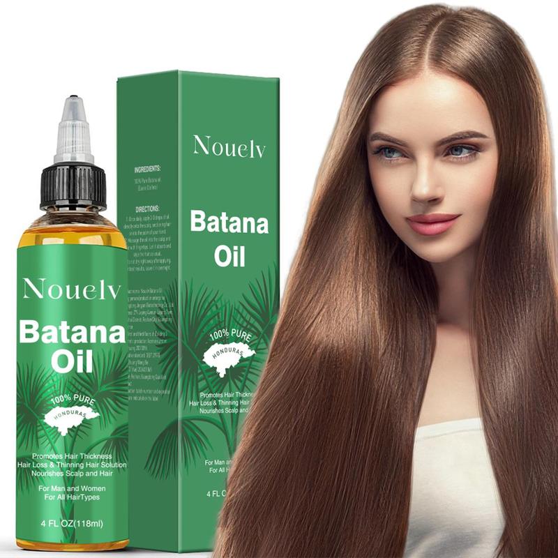 Batana Oil,Dr. Sebi Organic Raw Honduras Oil for Hair - 100% Pure & Natural for Thicker, Stronger Hair - 4 FL OZ Scalp Nourishment Haircare