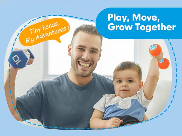 hahaland Plush Fitness Rattle Baby Toy Set: Sensory Workout Toy Collection with Dumbbell, Kettlebell, Hanging Punching Bag, Rattles, Crinkle Paper & Mirror ― Montessori Toys・Newborn Gifts for Boys & Girls Cloth Play