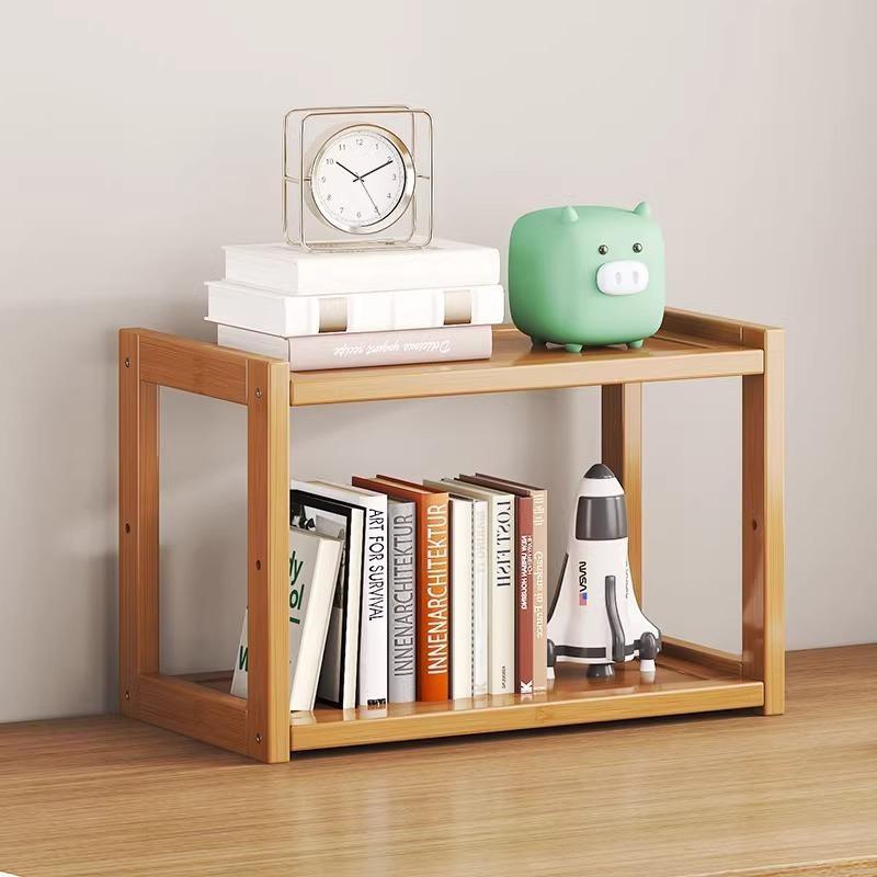 Multi-Layer Storage Rack, Desktop Organizer, Multi-Functional Holder, Simple Design, Office Desk Bookshelf, File Organiser