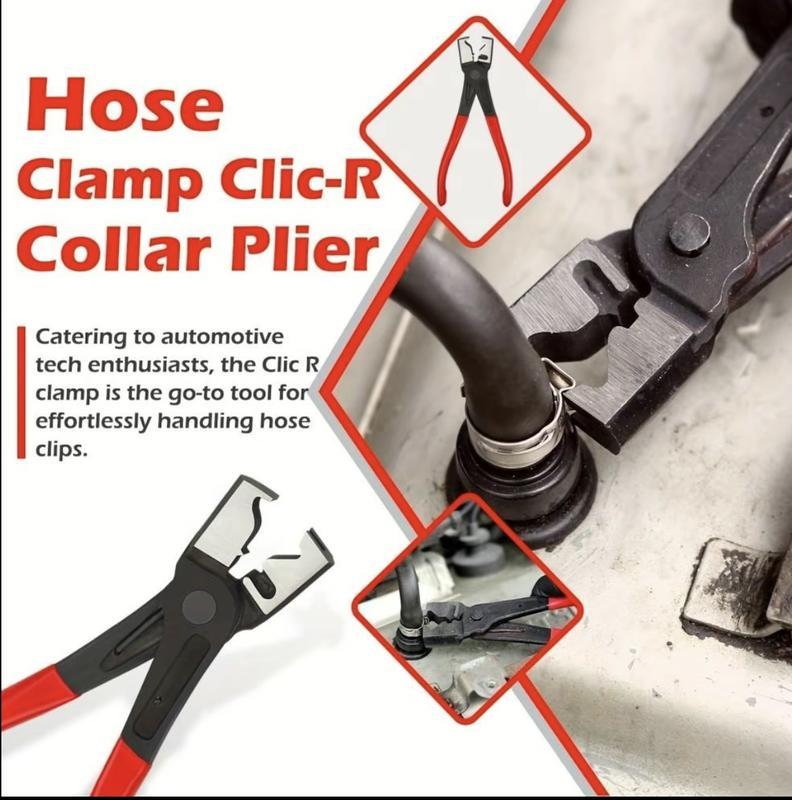 Professional Hose Clamp Kit, Fuel Line Disconnecting &Dismounting Tool Set for Automotive Maintenance,Multifunctional Pipe Clamp for Car Repair, Car Accessories