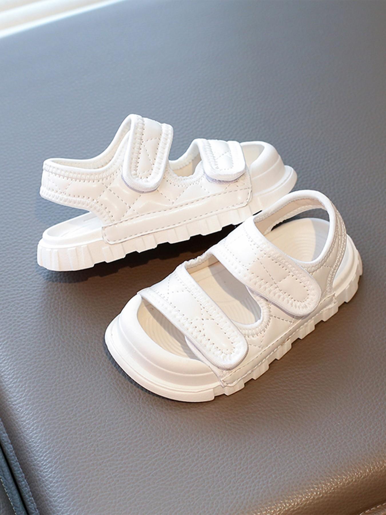 Sandals Bestseller, Unisex Toddler Closed-Toe Anti-Tip Soft Sole Non-Slip Rhombus Pattern Baby Walking Shoes