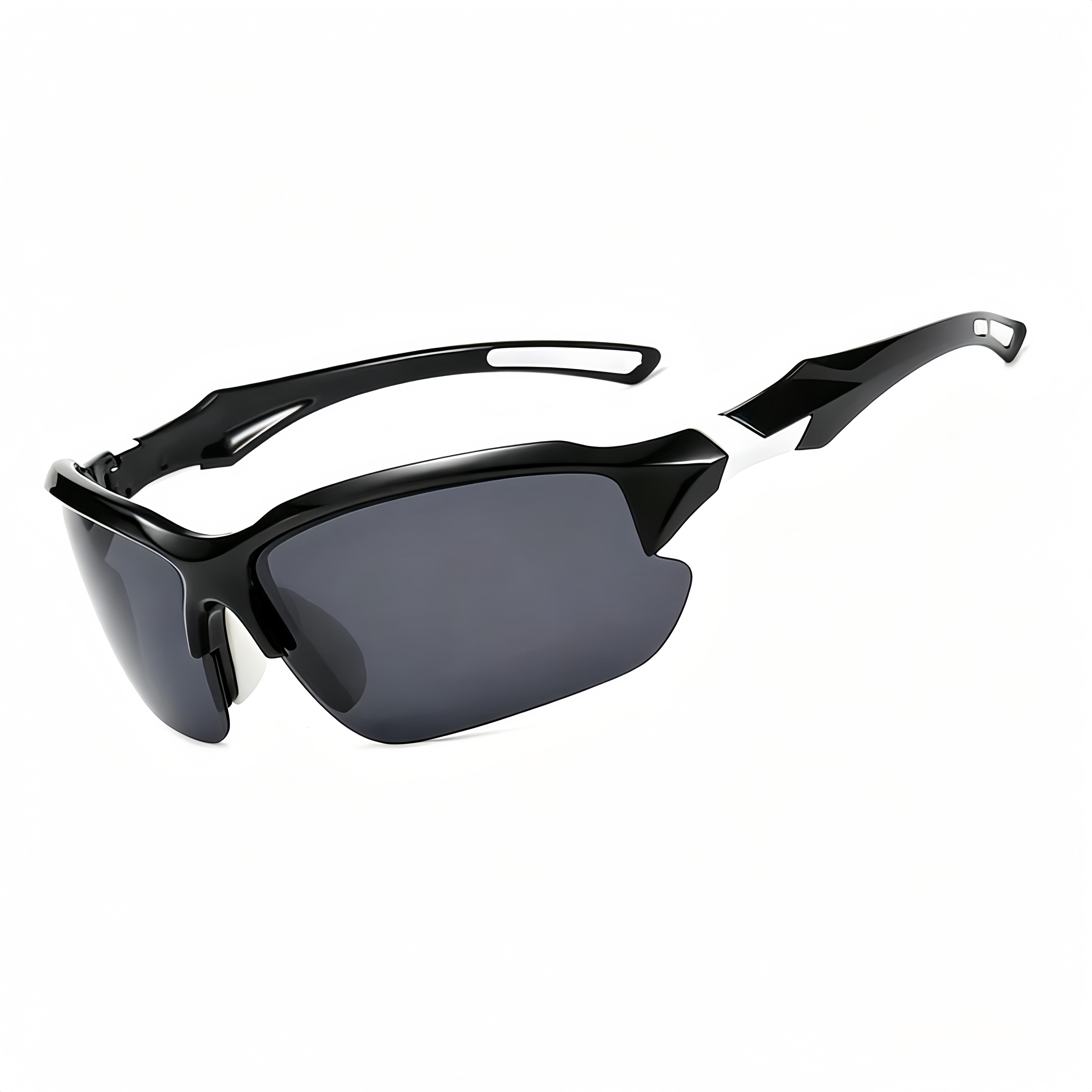 4-Pack Polarized Sunglasses for Male & Female - Rimless, Lightweight, Windproof Multi-Sports Eyewear with Polarised Lens, Ideal for Driving, Square/Cat Eye/Oversized Styles, Adult Gifts