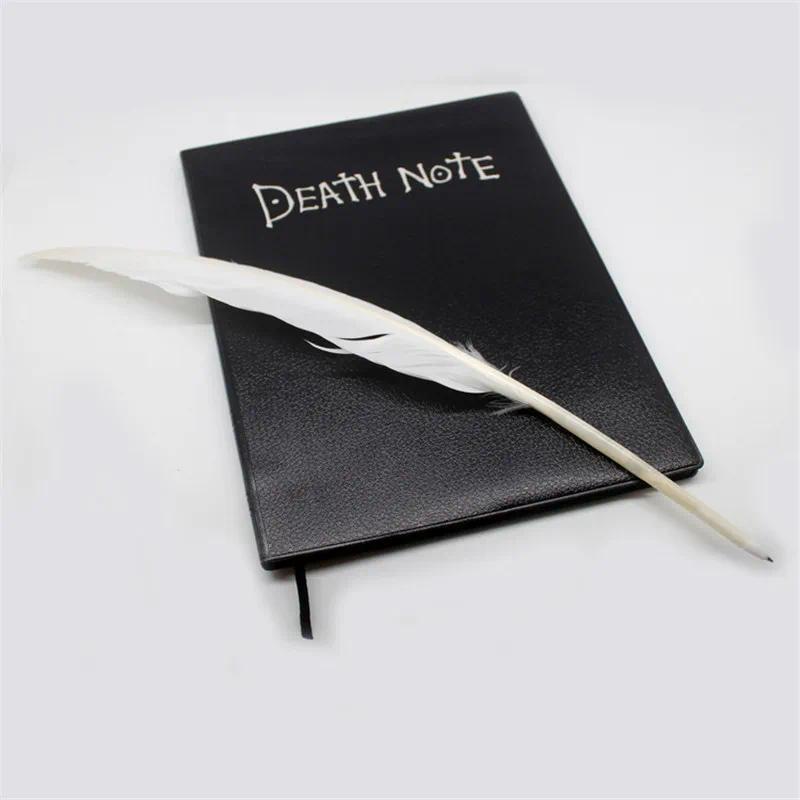 Anime Death Note Notebook L Necklace Feather Pen Set Collectable Journal Book Death Note Notepad