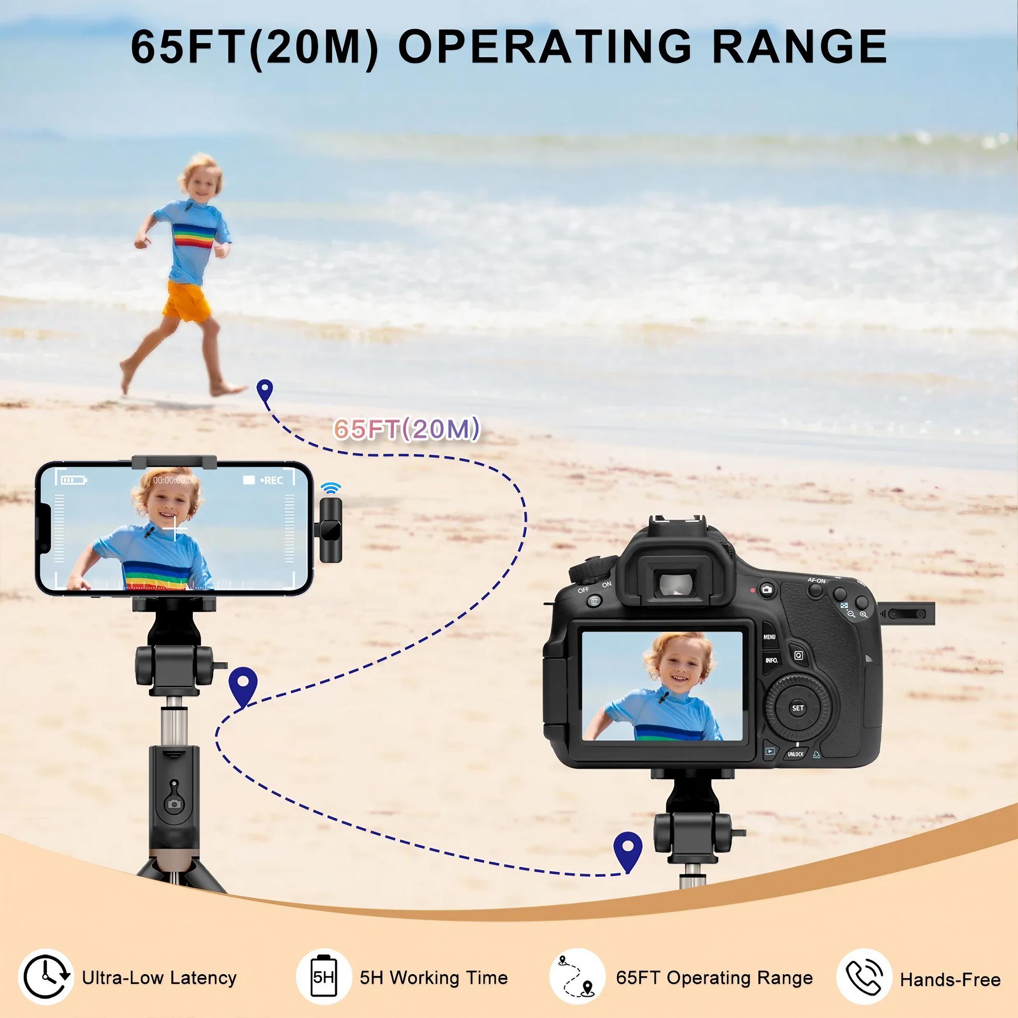 Portable Wireless Lavalier Lapel Mic Set, Typec Lapel Mics, Compatible with Type-C Interface Mobile Phones, Lightweight and Plug-and-play, Suitable for Short Video Shooting, Live Streaming and Other Scenarios, A Must-have Tool for Content Creators