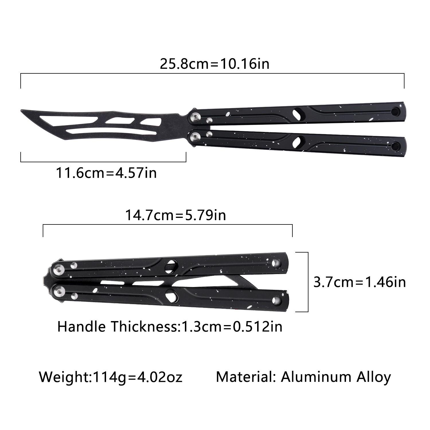 1pc Balisong Butterfly Trainer, Outdoor Flip Training Tool, Essential for Martial Arts Practice, Durable Design for Enhanced Skills