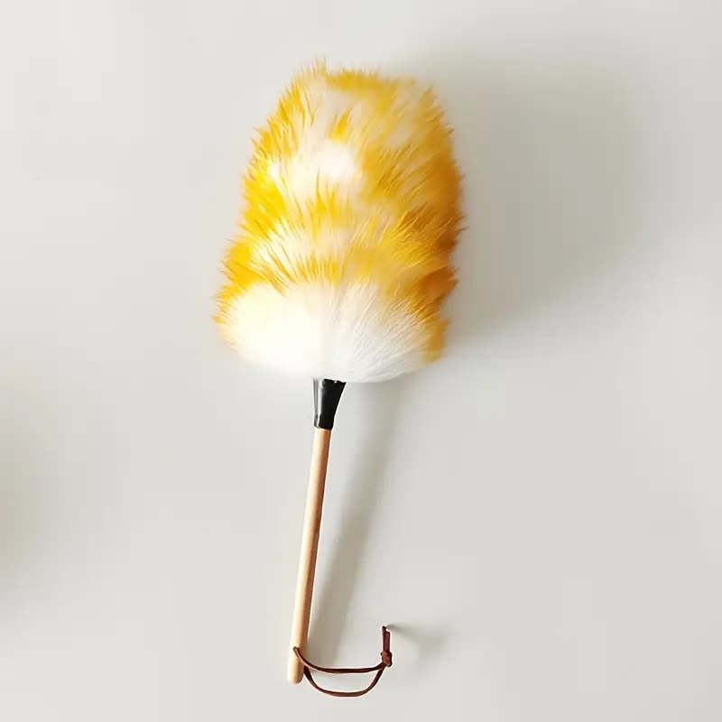 Wool Duster, Home Use Duster, Car Duster, Washable Wool Duster, Cleaning Tool, Versatile Dusting Brush, Ideal for Household and Automotive Care