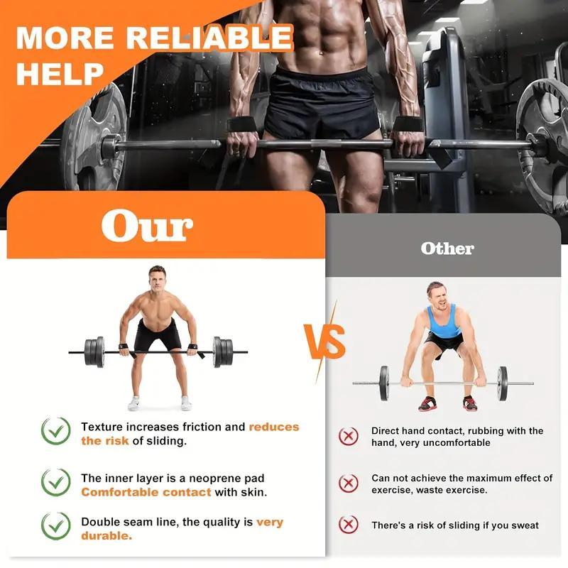 Hand Raise Wristband Weightlifting, Gymnastics, Powerlifting, Squats with Padding, Rubber Material, 18 Inch Cotton Line