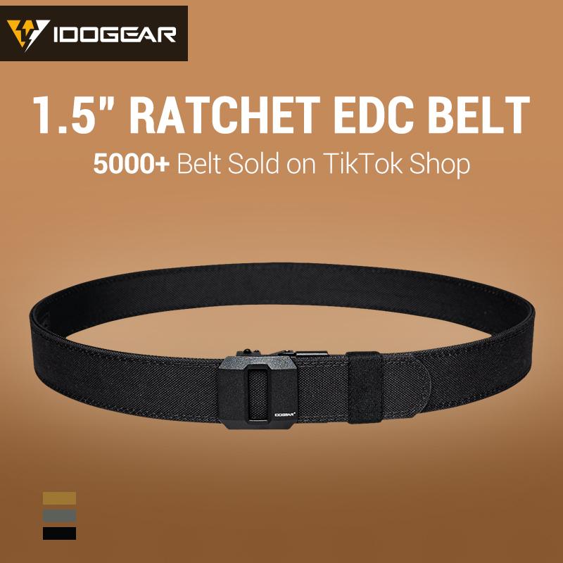 IDOGEAR 1.5" Ratchet Nylon Sport Belts Quick Adjustment Buckle CCW Belts 3430 SpringStatements