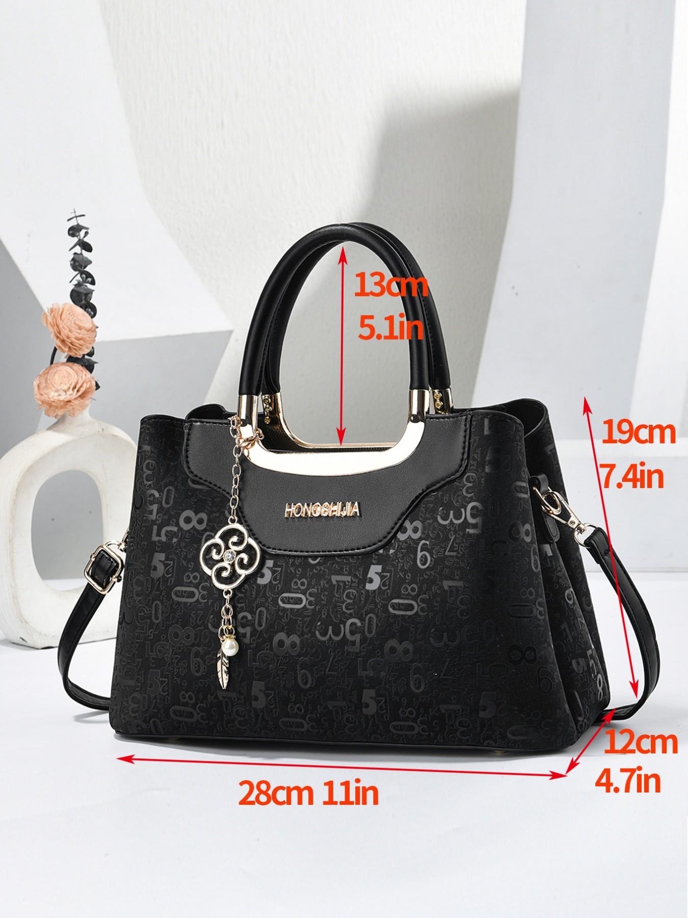 Women's Fashion Shoulder Bag Set, Casual Crocodile Print PU Material, Versatile Three-Piece Bundle for Daily Use, Perfect Gift Idea