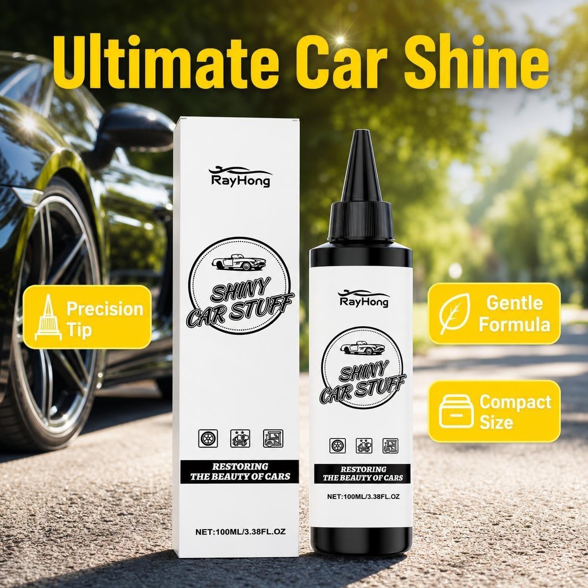 Quick-Effect Car Paint Care Coating, UV Protection, Hydrophobic, Dust Resistant, Glossy Finish, DIY Auto Beauty Product