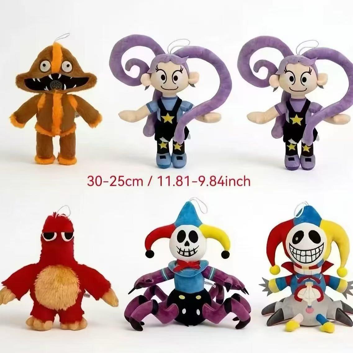 New Poppy Playtime 5 Wave Bobby Monster Clown Lily Doll Plush Toy, Cute Animal Design, Soft and Cozy Cute Stuffed Animal for Kids, Perfect Gift Idea, Huggable Stuffed Animal, Soft Adorable Stuffed