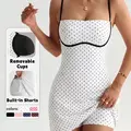 Women's Strapless Tennis Dress, Comfortable Golf Skirt for Tennis and Golf, Casual Above-The-Knee Dress for All Seasons