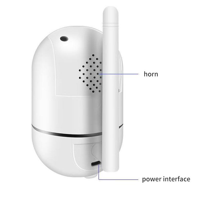 Smart HD Camera with Motion Detection & Two-Way Audio, High-Definition Quality, Remote View Adjustment, Home Security Surveillance System, Home Monitoring Camera