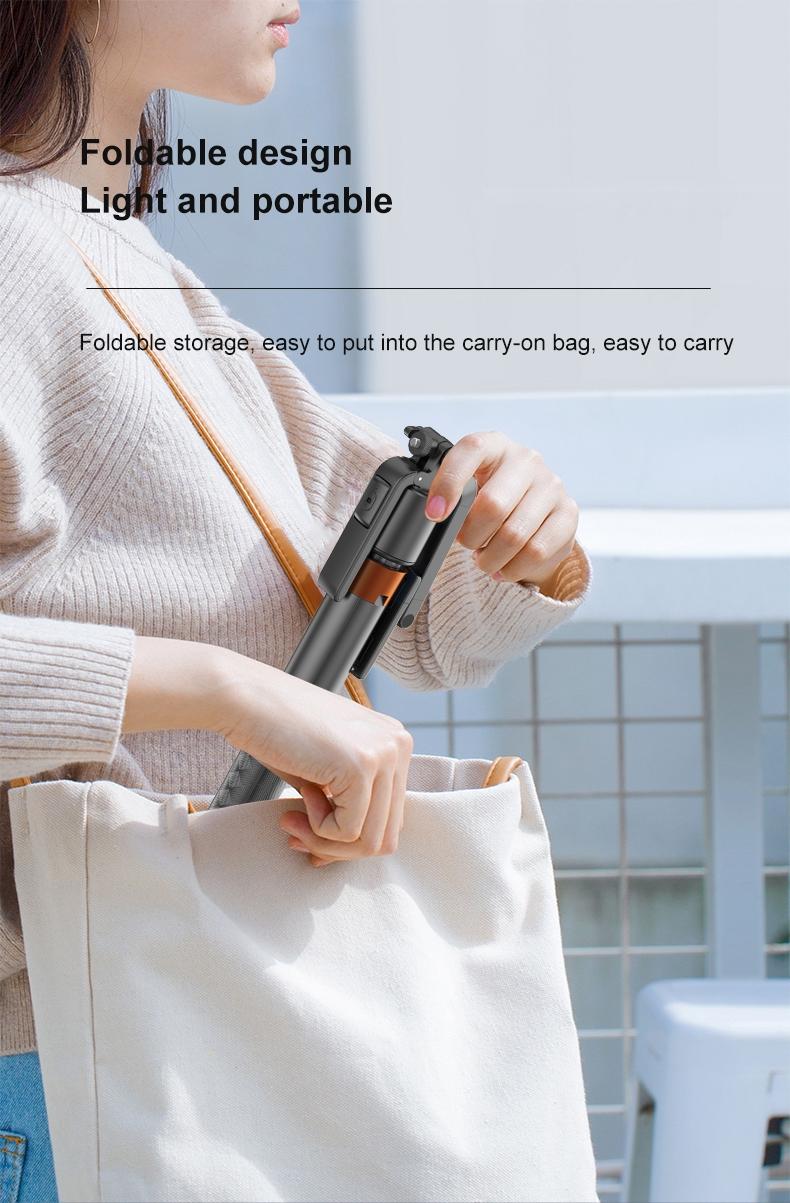 Extendable Selfie Stick Tripod with Remote, Portable Phone Stand for Travel & Vlog, Ideal for Capturing Perfect Shots On-The-Go