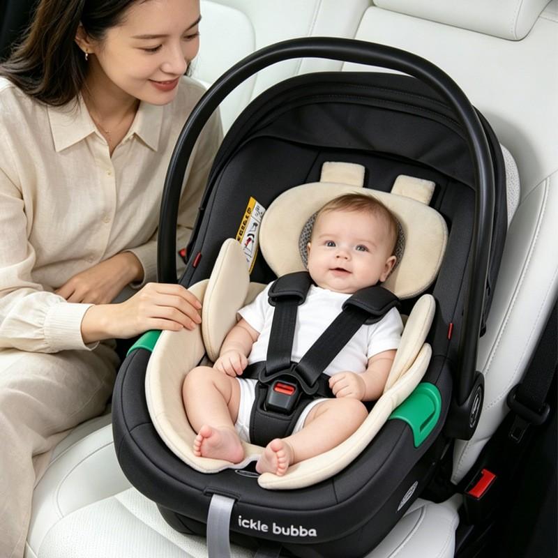 Child Safety Seat Cushion, Baby Stroller Backrest Pad, Universal Infant Car Seat Insert, Comfortable & Durable Design, Universal Fit