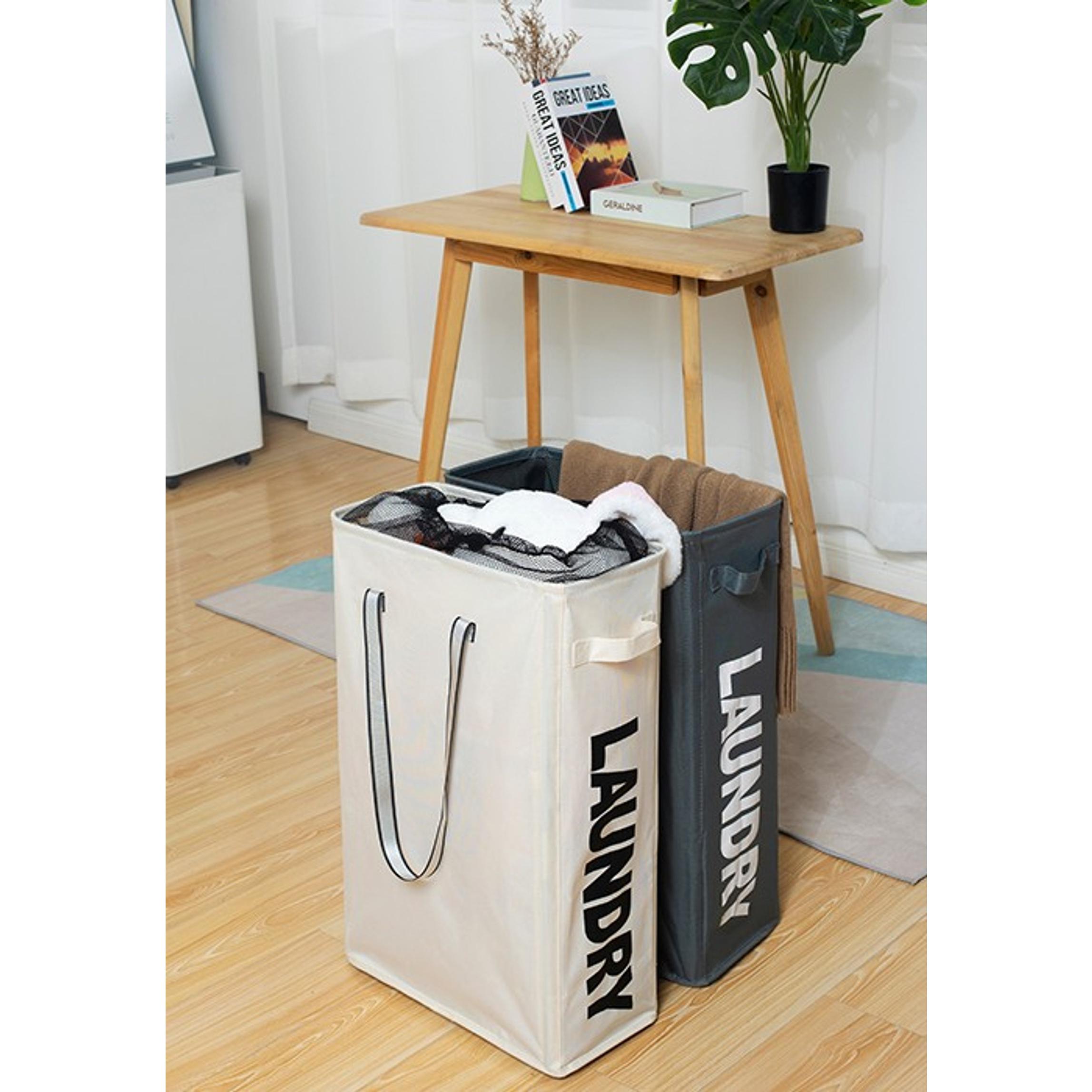 90L Waterproof Collapsible Laundry Basket with Padded Handles, 13 Colors, Easy Storage Laundry HamperGift